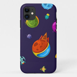 Ruimtepatroon iPhone 11 Hoesje
