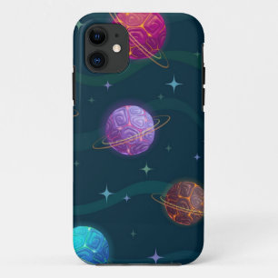 Ruimtepatroon iPhone 11 Hoesje