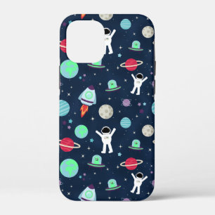 Ruimtepatroon illustratie iPhone 12 mini hoesje