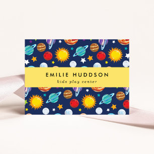 Ruimtepatroon, Kinder speelcentrum, activiteitence Visitekaartje