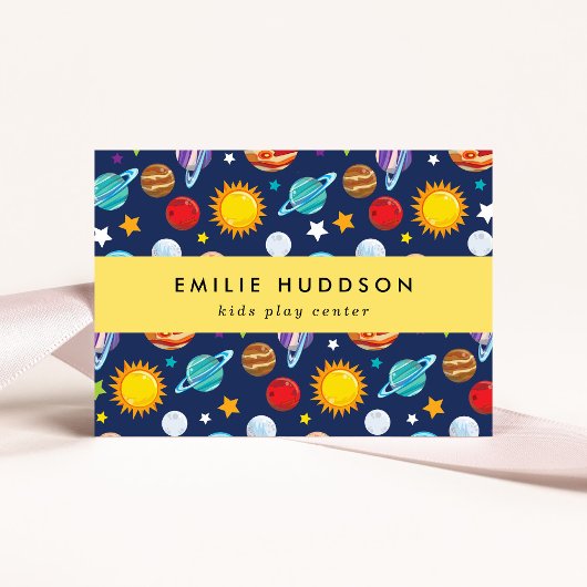 Ruimtepatroon, Kinder speelcentrum, activiteitence Visitekaartje