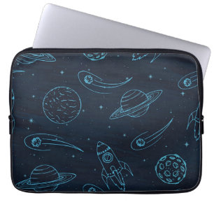 Ruimtepatroon Laptop Sleeve
