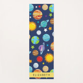 Ruimtepatroon, Planeten, Sterren, Kosmos, Jouw naa Yogamat (Voorkant)