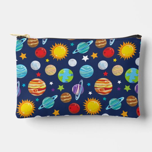 Ruimtepatroon, planeten, sterren, kosmos, melkweg etui (Voorkant)