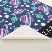 Ruimtepatroon, Planeten, Sterren, Melkweg, Jouw na Sherpa Deken (3/4)