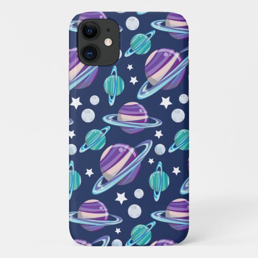 Ruimtepatroon, planeten, sterren, melkweg, kosmos Case-Mate iPhone case (Achterkant)