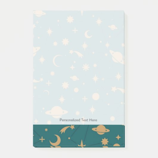 Ruimtepatroon Post-it® Notes (Voorkant)