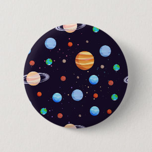 Ruimtepatroon Ronde Button 5,7 Cm
