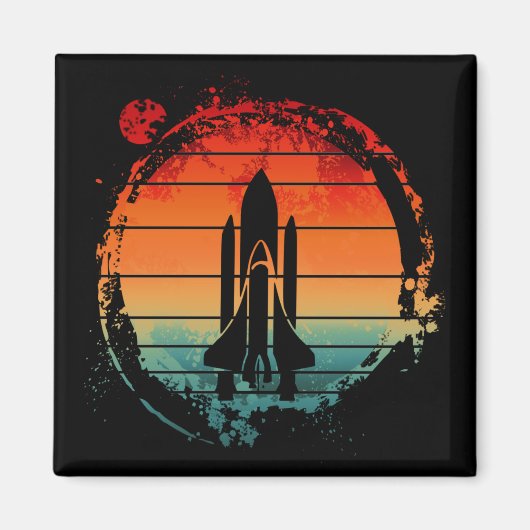 RUIMTEPENDEL VINTAGE MAGNEET (Voorkant)