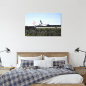 RuimtependelAtlantis maakt de sleeplap los Canvas Afdruk (Insitu (Slaapkamer))