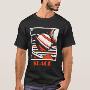 Ruimteplaneten Uranus Saturnus Neptunus Universum T-shirt