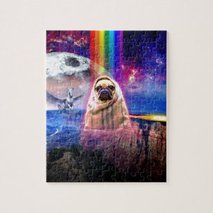 Ruimtepug, ik kom in vredeshond legpuzzel