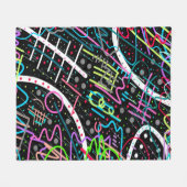 ruimtepuin fleece deken (Voorkant (Horizontaal))