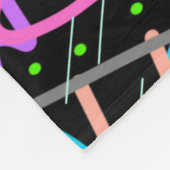 ruimtepuin fleece deken (Hoek)