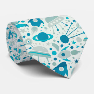 Ruimteraketten Planets Geek Stropdas