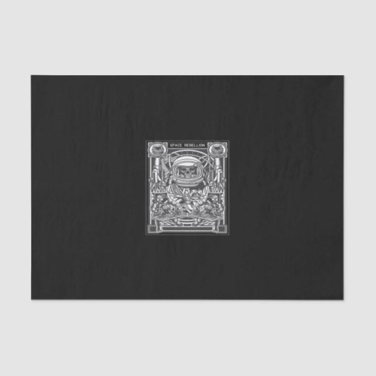 ruimterebellie tissuepapier (Voorkant)