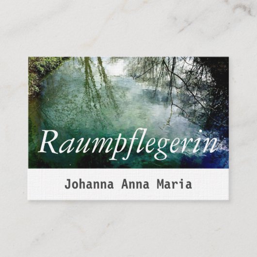 Ruimtereiniging visitekaartjes (Voorkant)