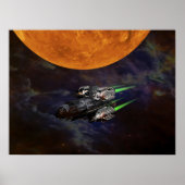 ruimtereisposter poster (Voorkant)