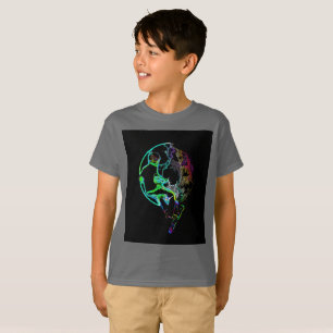 Ruimtescaling - Vliegende scooterjongen T-shirt
