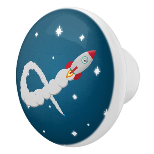 Ruimteschakelaar starten in ruimte keramische knop (Rechts)