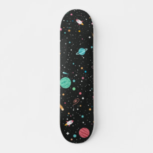 Ruimteschepen en -planeten skateboard