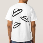 Ruimteschepen T-shirt (Achterkant)