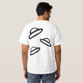 Ruimteschepen T-shirt (Achterkant volledig)