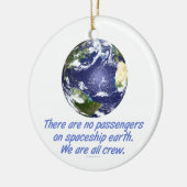 Ruimteschip Aarde, Milieu Keramisch Ornament (Links)