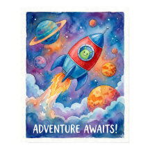 Ruimteschip & Alien Avontuur Wacht op Ruimte