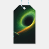 Ruimteschip Ontsnapping Favor Labels – Futuristisc Cadeaulabel (Achterkant)