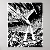 ruimteschip poster (Voorkant)