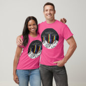 Ruimteschip Rainbow Mountains Aliens T-shirt (Unisex)