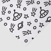 Ruimteschip Tissuepapier (Detail)