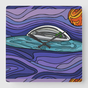 Ruimteschip UFO Alien UAP paranormaal Vierkante Klok