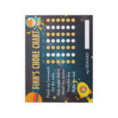 Ruimteschores, Astronaut Responsibility Chart Notitieblok (Gedraaid)