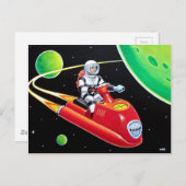 RUIMTESCOOTER BRIEFKAART (Voorkant / Achterkant)