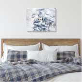 Ruimtesluiting 11 canvas afdruk (Insitu (Slaapkamer))