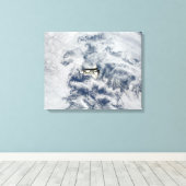 Ruimtesluiting 11 canvas afdruk (Insitu (Houten vloer))