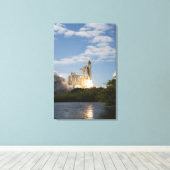 Ruimtesluiting Atlantis liften 7 Canvas Afdruk (Insitu (Houten vloer))