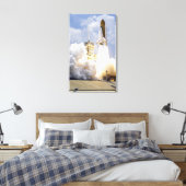 Ruimtesluiting Atlantis liften uit Canvas Afdruk (Insitu (Slaapkamer))