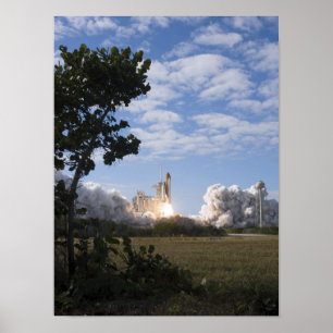 Ruimtesluiting Atlantis liften van 3 Poster