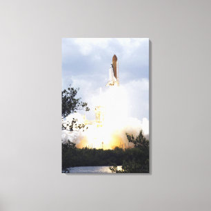 Ruimtesluiting Atlantis liften van 4 Canvas Afdruk