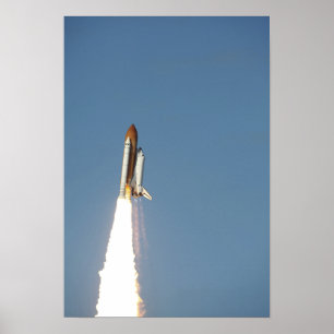 Ruimtesluiting Atlantis liften van 5 Poster