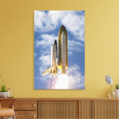 Ruimtesluiting Atlantis liften van 6° Canvas Afdruk (Insitu (Woonkamer))