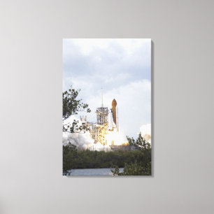Ruimtesluiting Atlantis liften van 6 Canvas Afdruk
