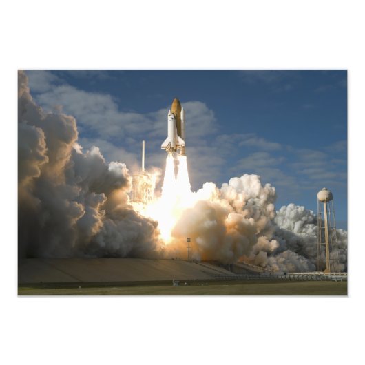 Ruimtesluiting Atlantis liften van 8 Foto Afdruk (Voorkant)