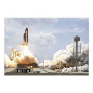 Ruimtesluiting Atlantis liften van 9 Foto Afdruk