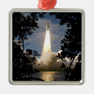 Ruimtesluiting Atlantis liften van 9 Metalen Ornament
