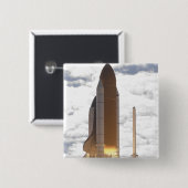 Ruimtesluiting Atlantis liften vanaf 16 Vierkante Button 5,1 Cm (Voorkant /achterkant)