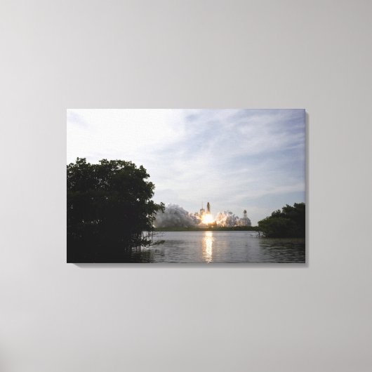 Ruimtesluiting Endeavor liften uit 3 Canvas Afdruk (Voorkant)